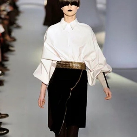 Yves Saint Laurent || NWT || Cashmere & Wool Blend RUNWAY The “IT” Skirt - Picture 14 of 15